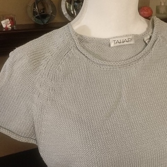 Tahari Blue Sweater - Picture 2 of 6